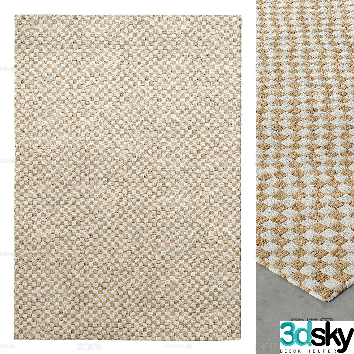 Wasabi style sub-carpet 3d model