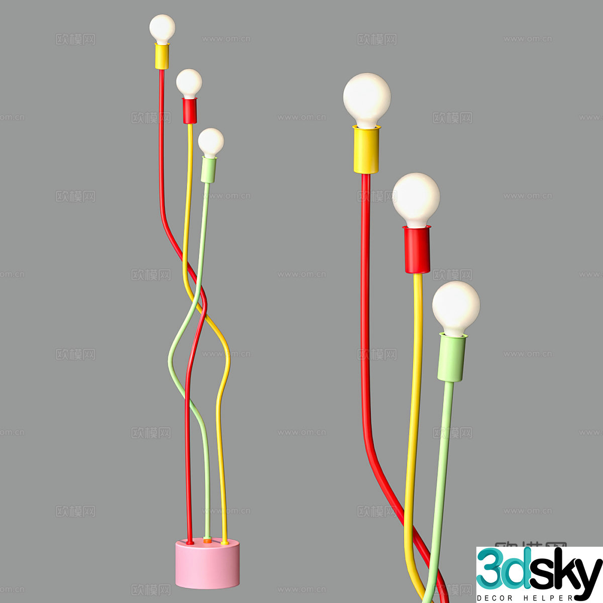 Modern floor lamp dopamine floor lamp 3d model