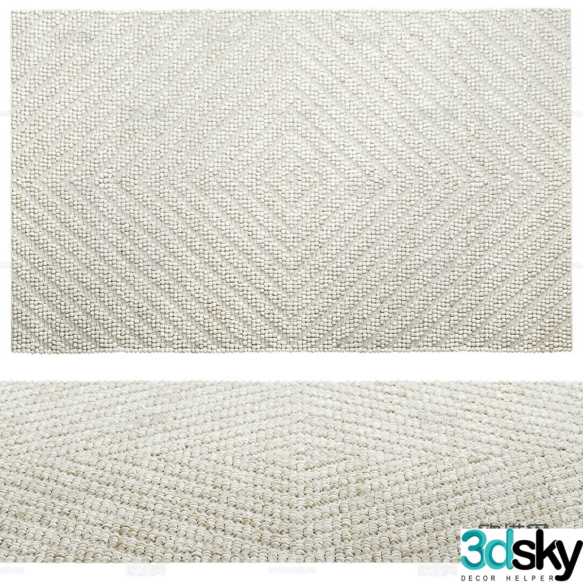 Simple carpet fabric carpet 3d model