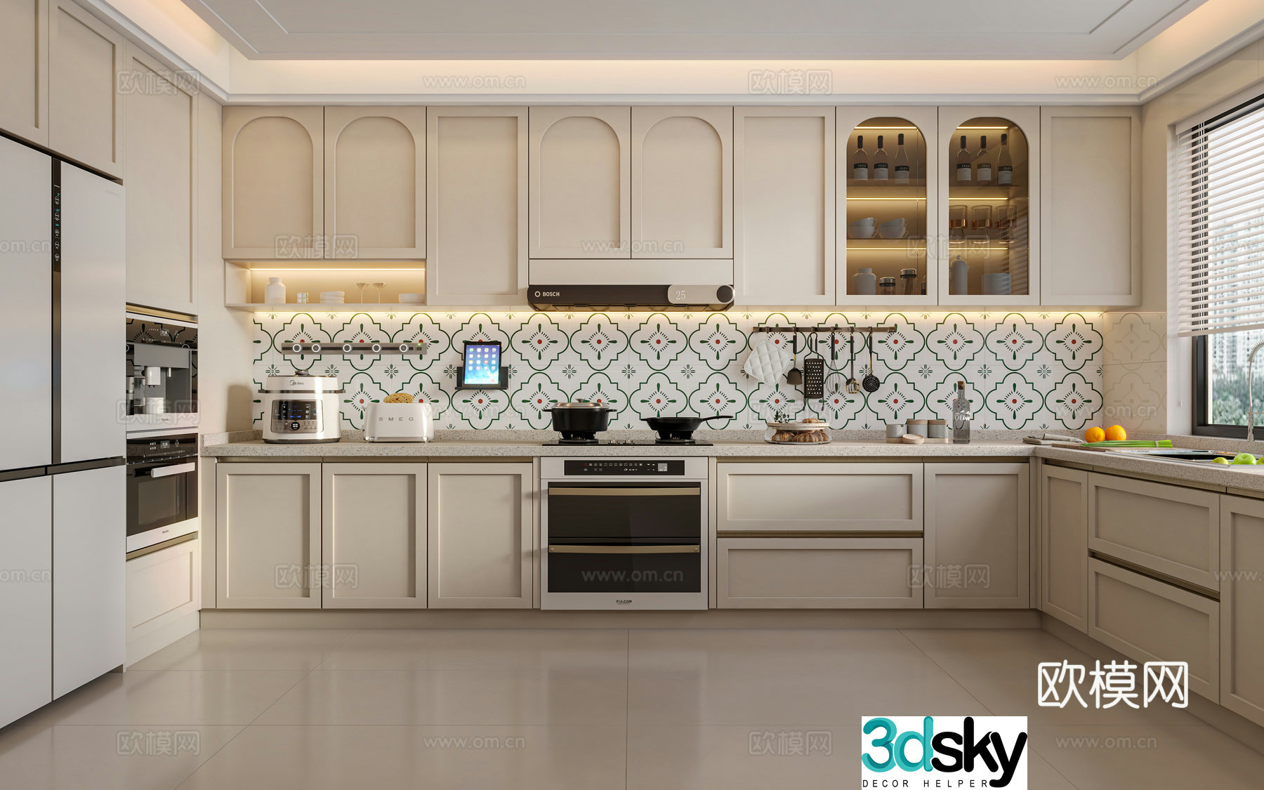 French kitchen 3d model