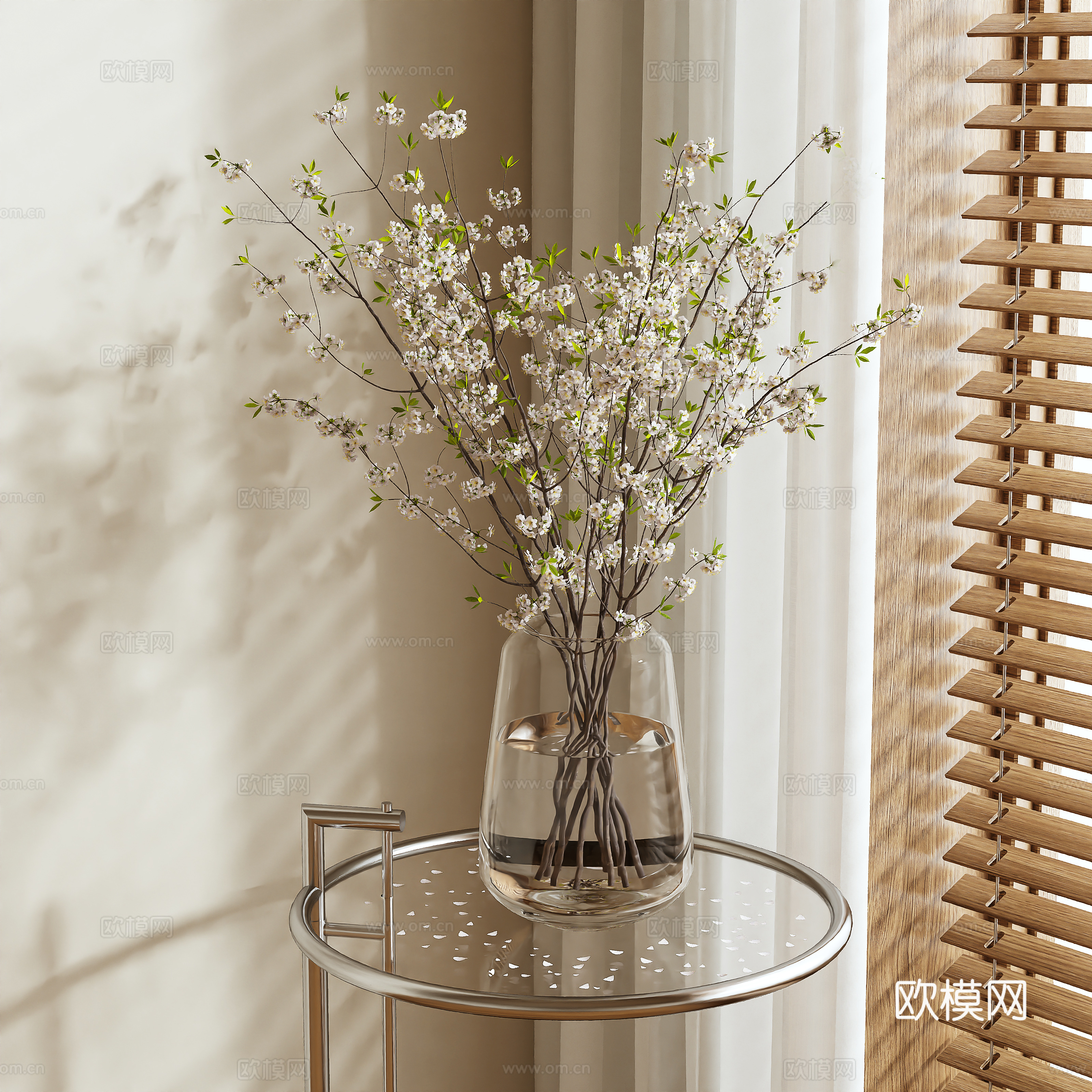 vase floral arrangement flower arrangement flowers 3d model