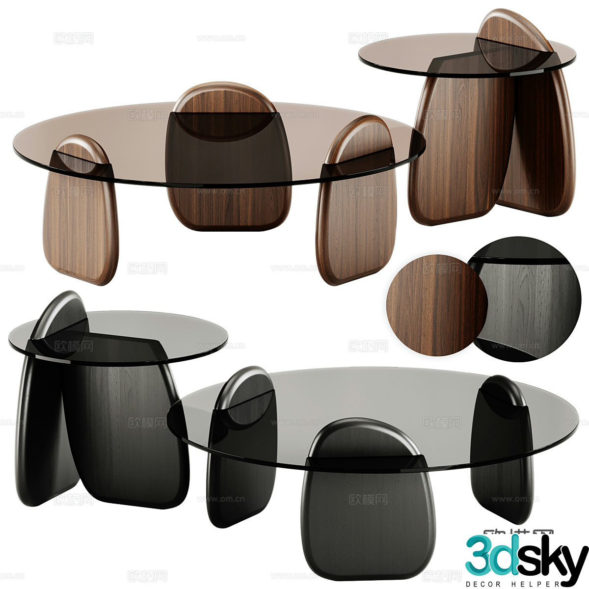 3D model of mother-in-law coffee table