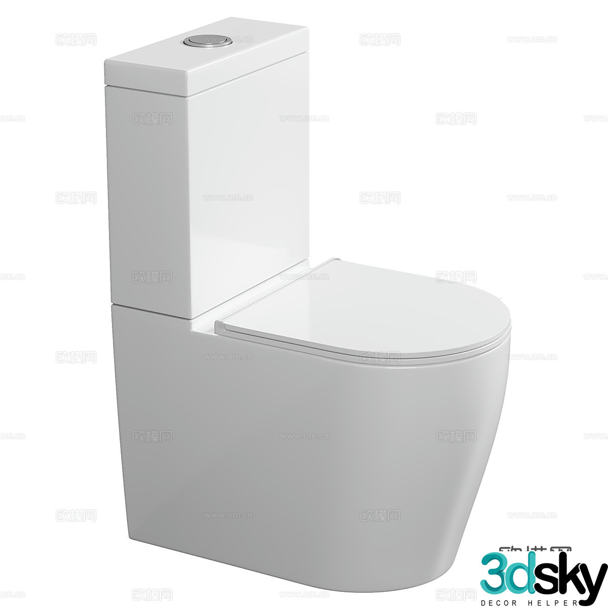 toilet 3d model