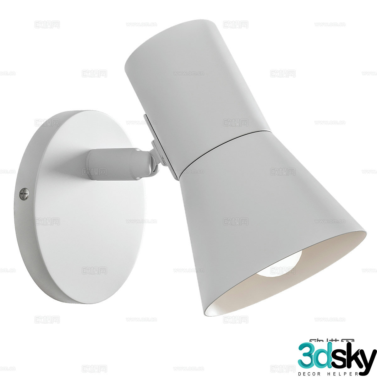 Minimalist wall lamp bedside wall lamp 3d model