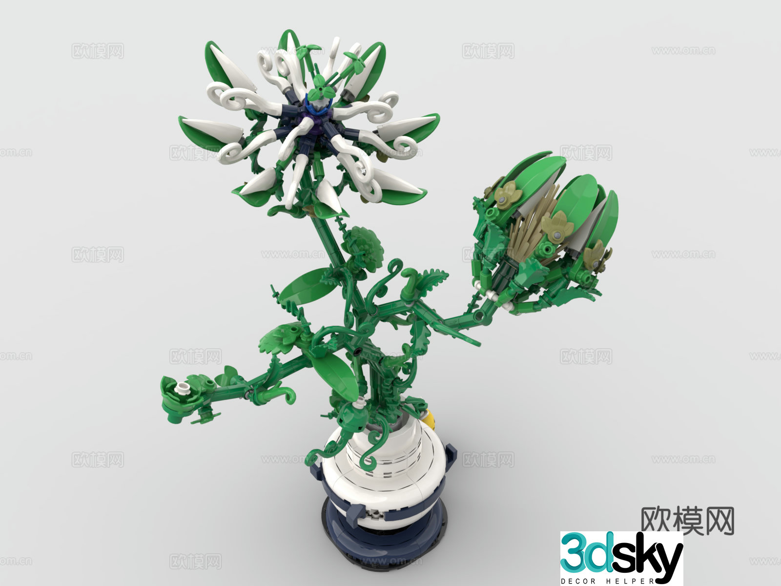 LEGO LEGO toys building block epiphyllum 3d model