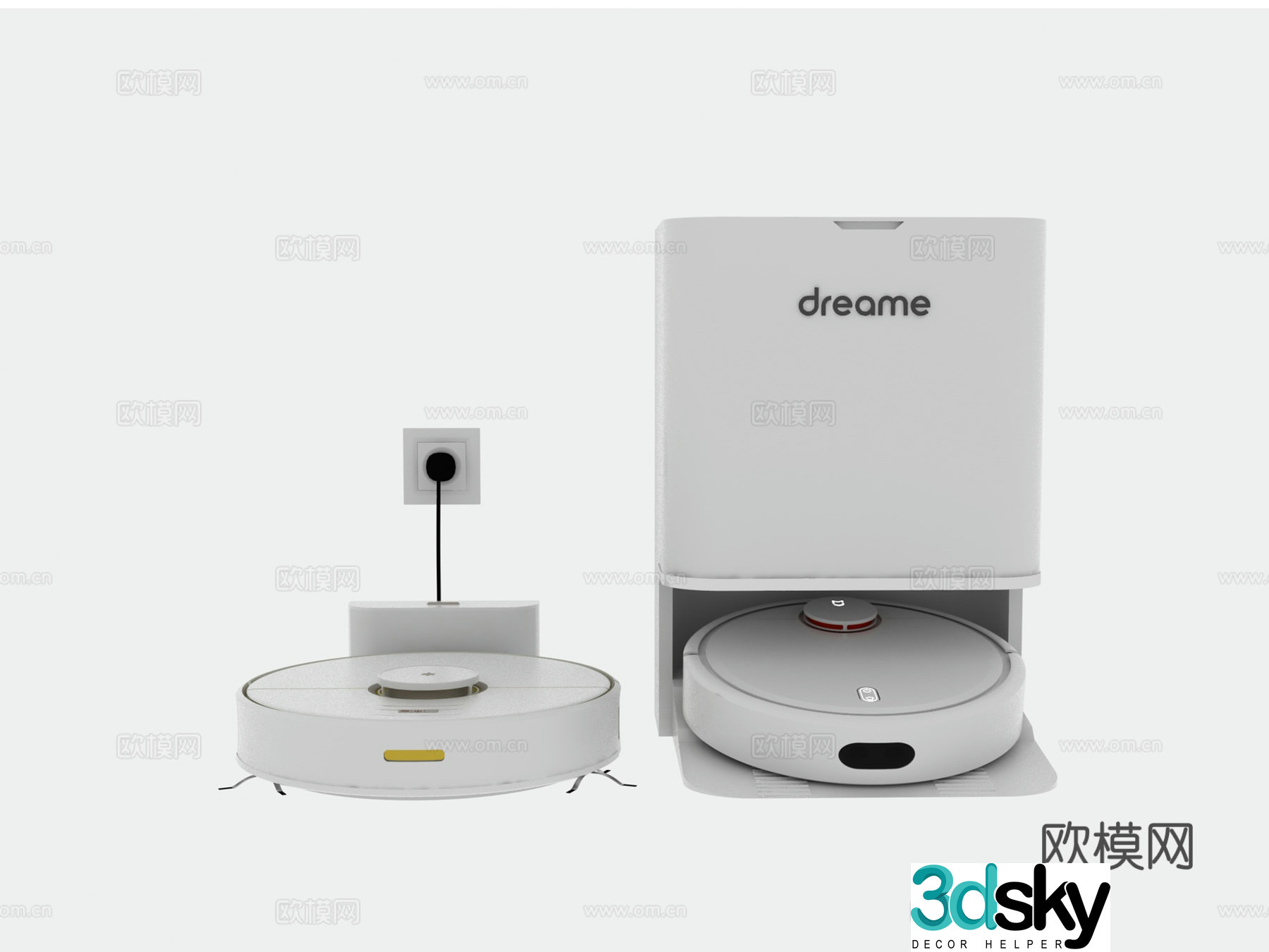 Intelligent sweeper sweeping robot 3D model