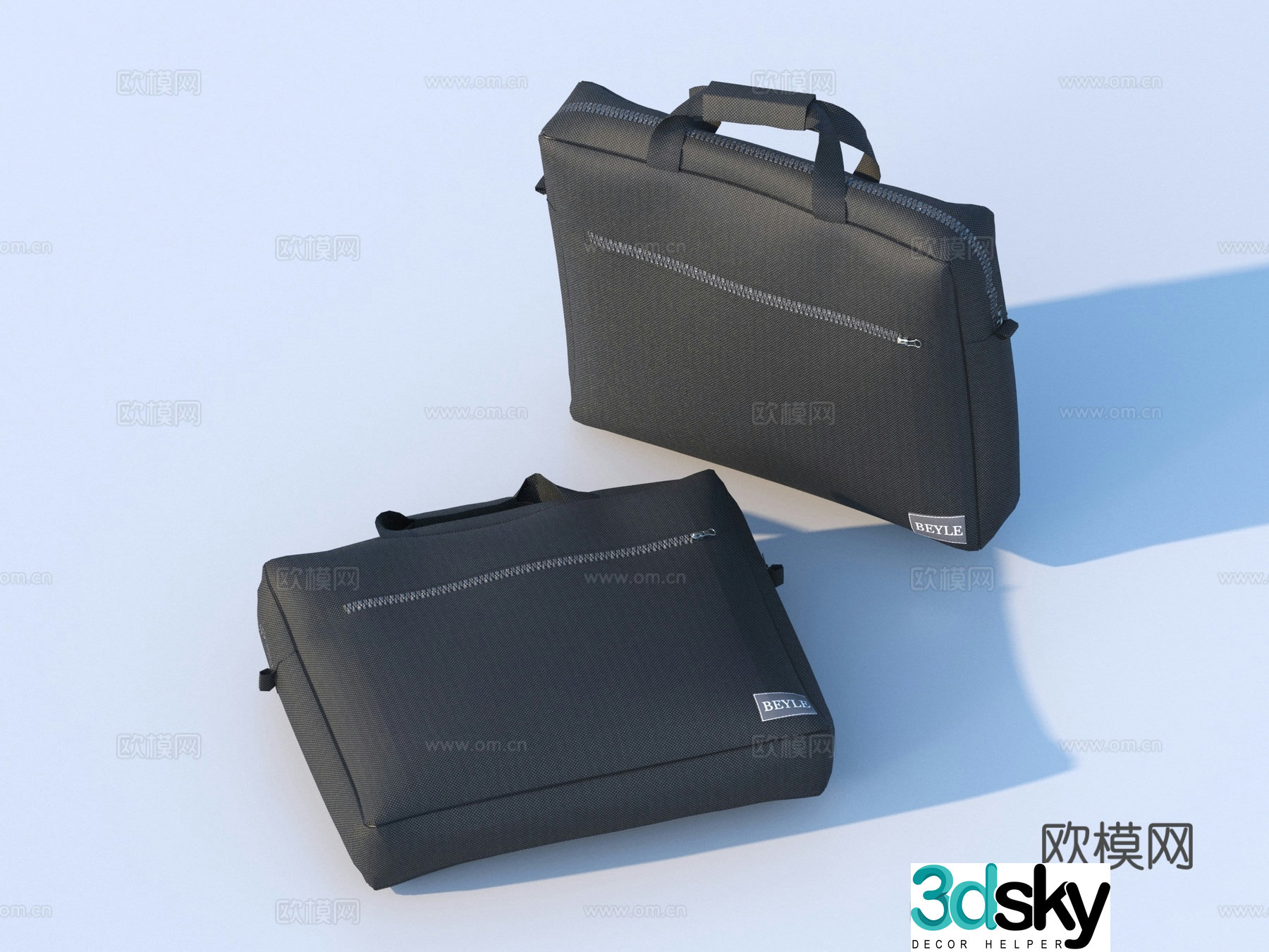 Handbag briefcase 3d model