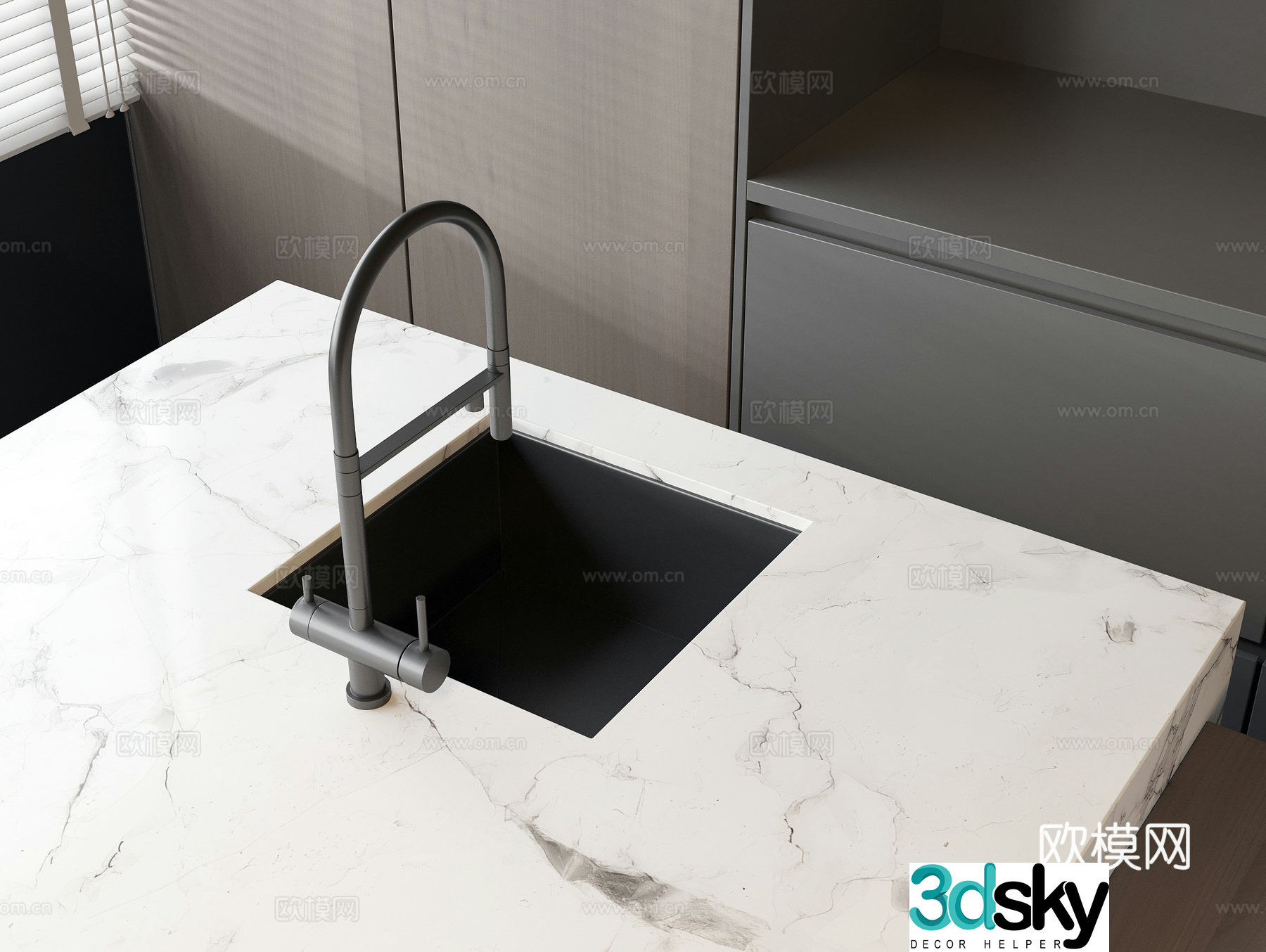 sink faucet 3d model