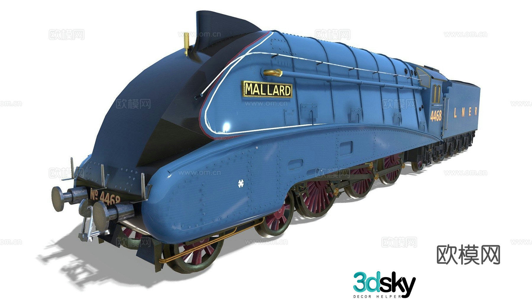 steam train 3d model