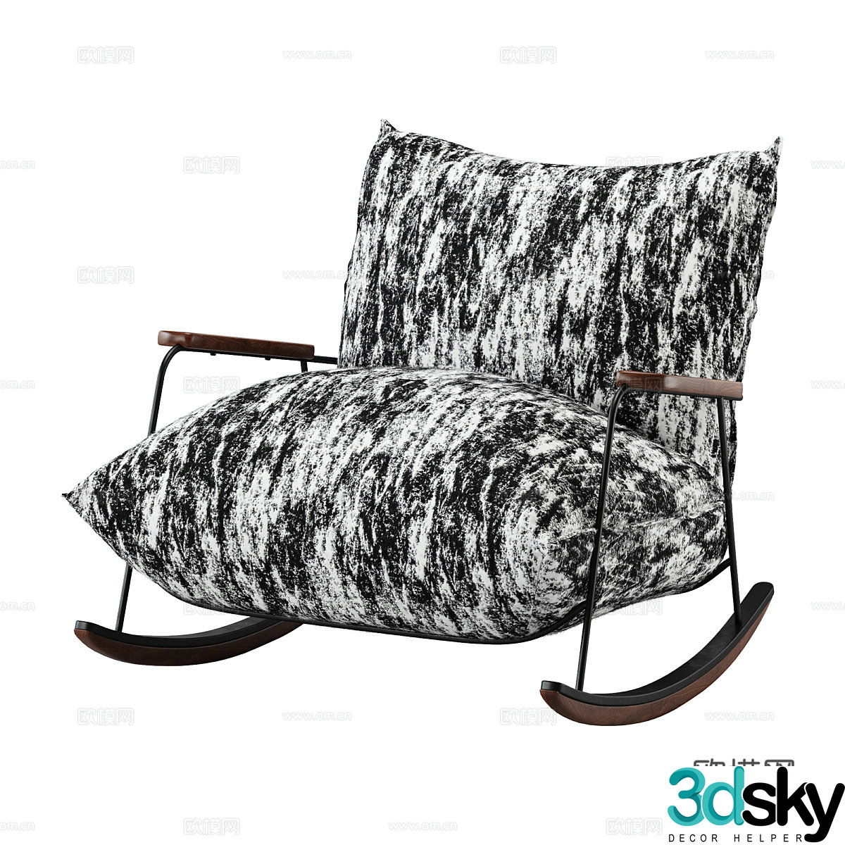 Single sofa leisure sofa 3d model