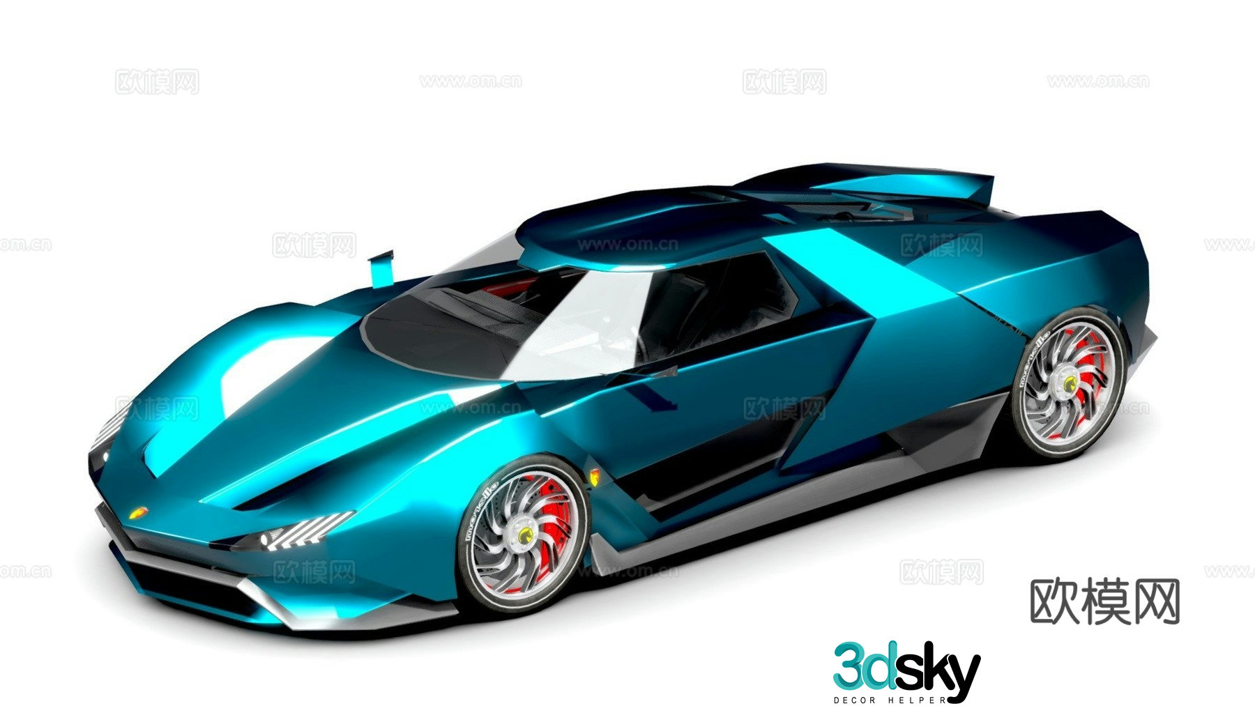 sports car 3d model