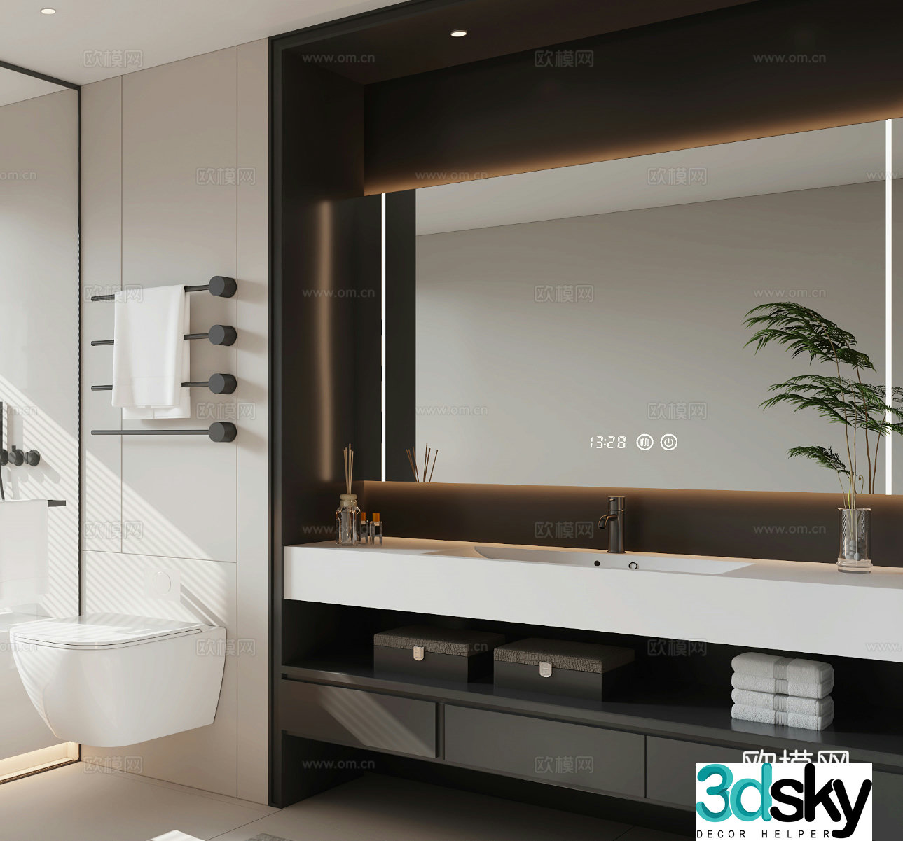 Modern wash basin wash basin 3d model