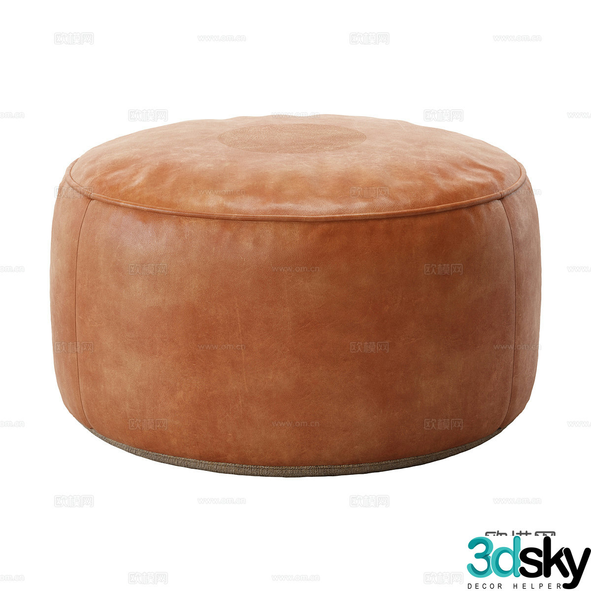 Stool round stool sofa stool 3d model