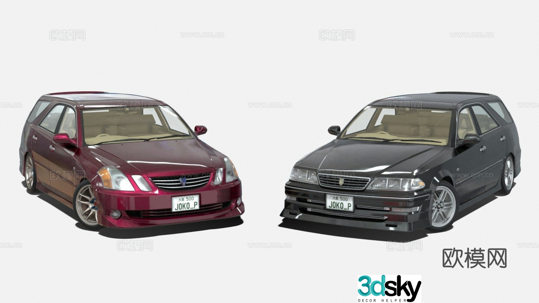 honda car 3d model