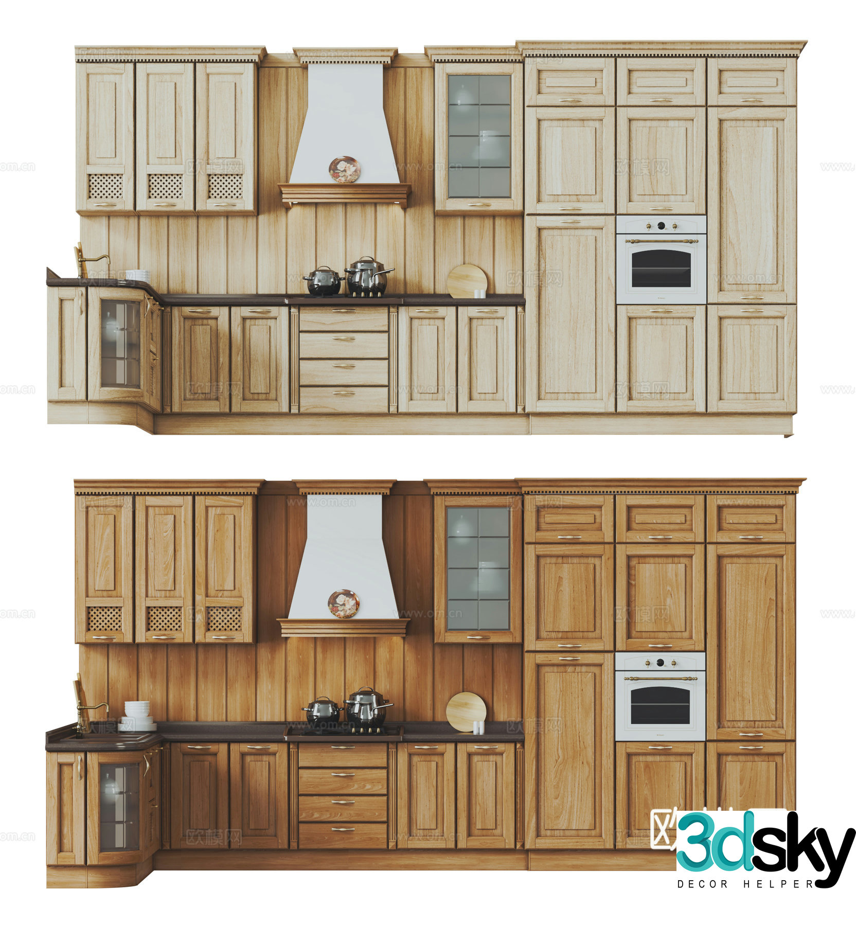 American cabinet 3d model