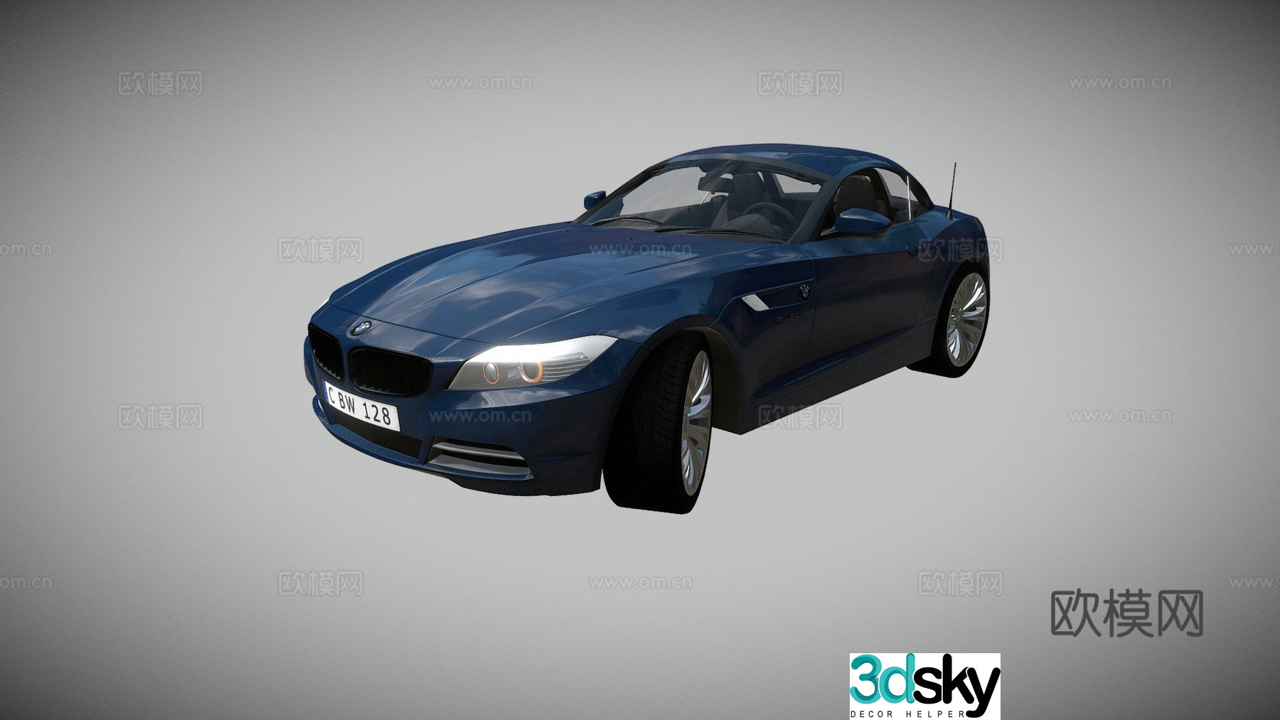 bmw z4 car 3d model