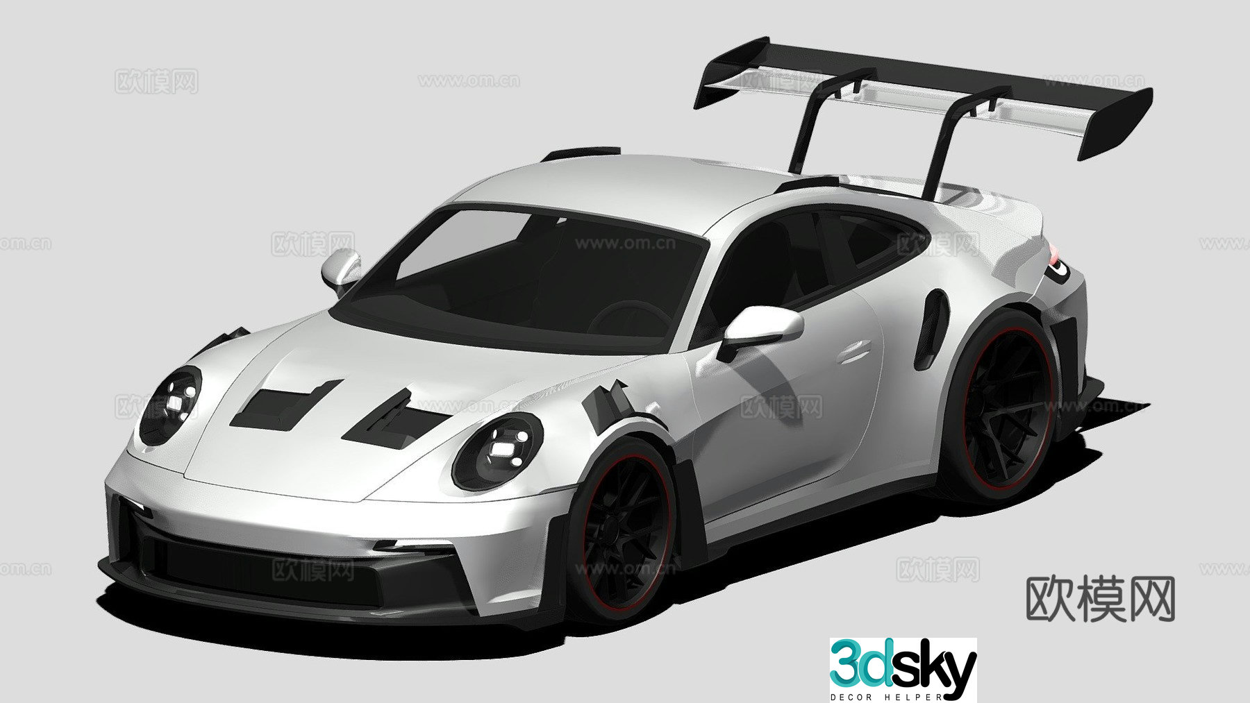Porsche car 3d model