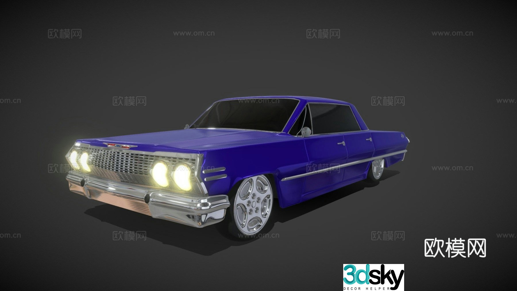 chevrolet car 3d model