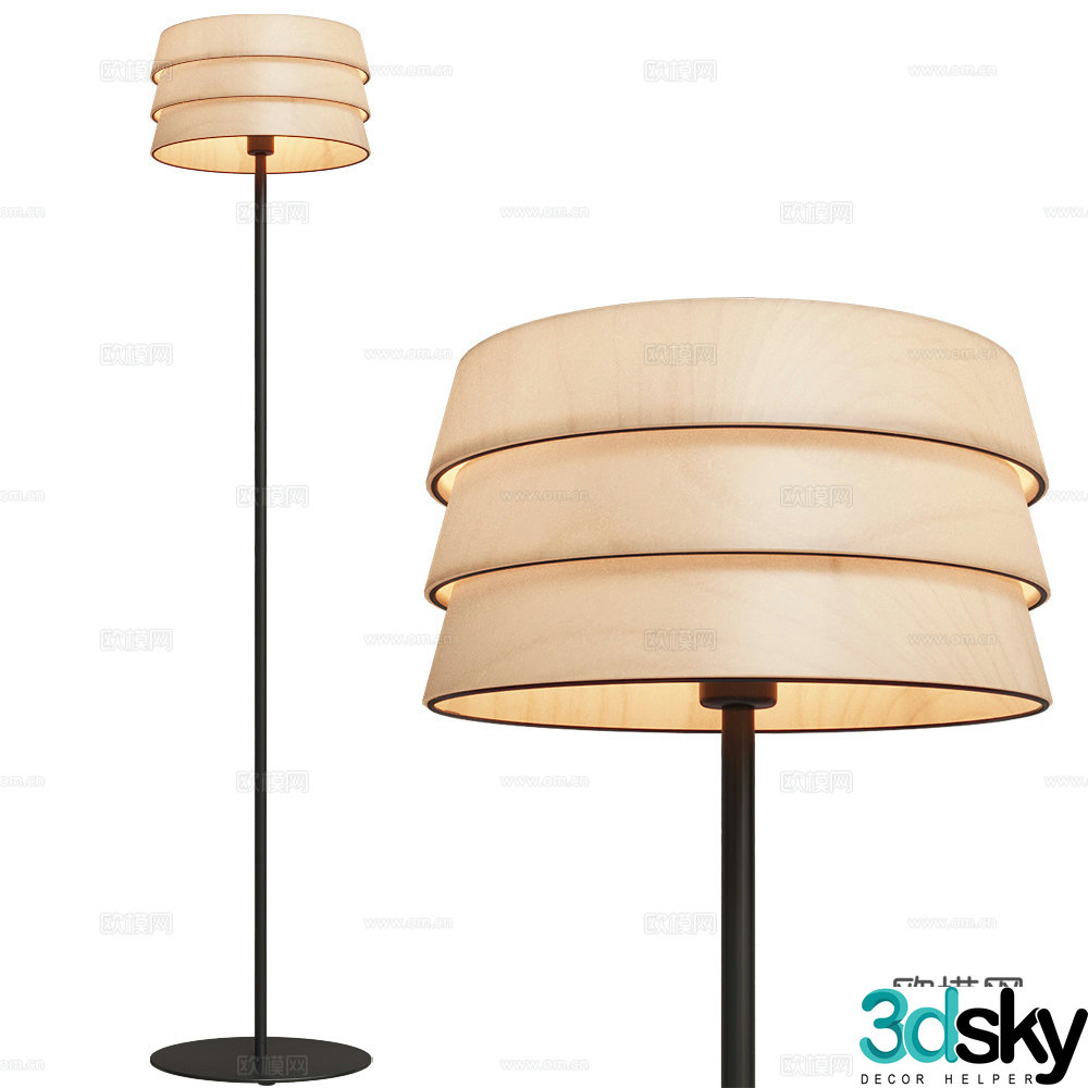 Floor lamp 3d model