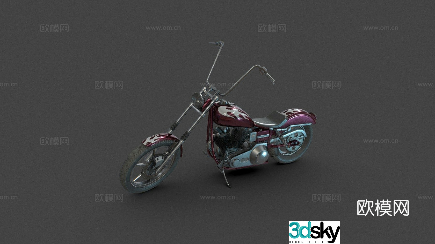 motorcycle 3d model