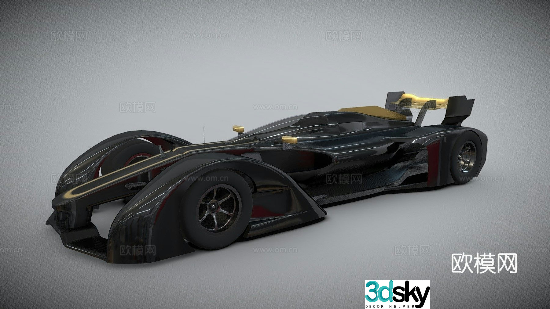 car sports car supercar race car 3d model