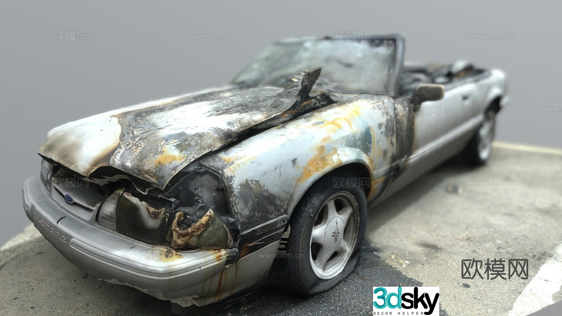Ford Mustang car 3d model