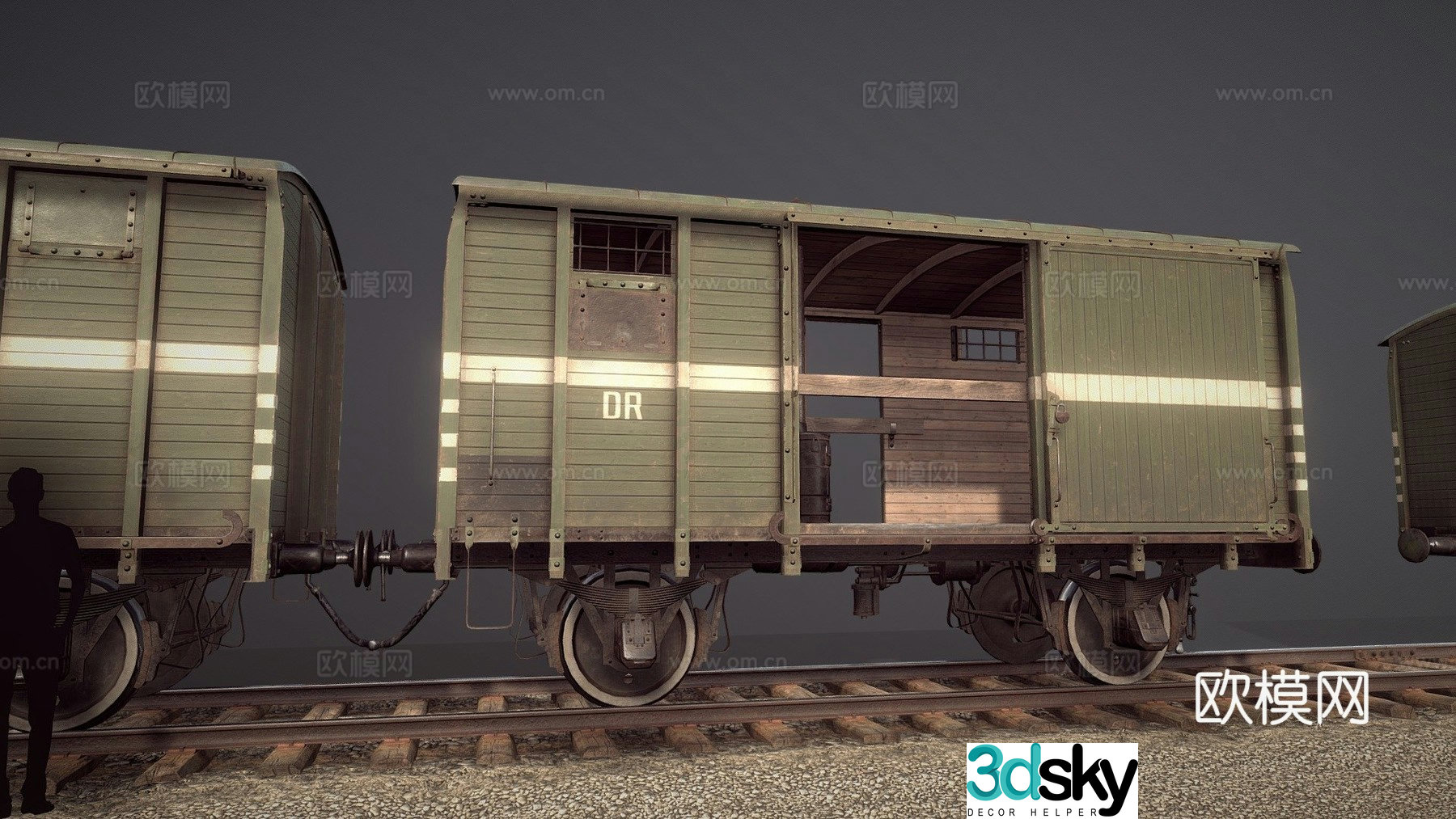 train transporter 3d model