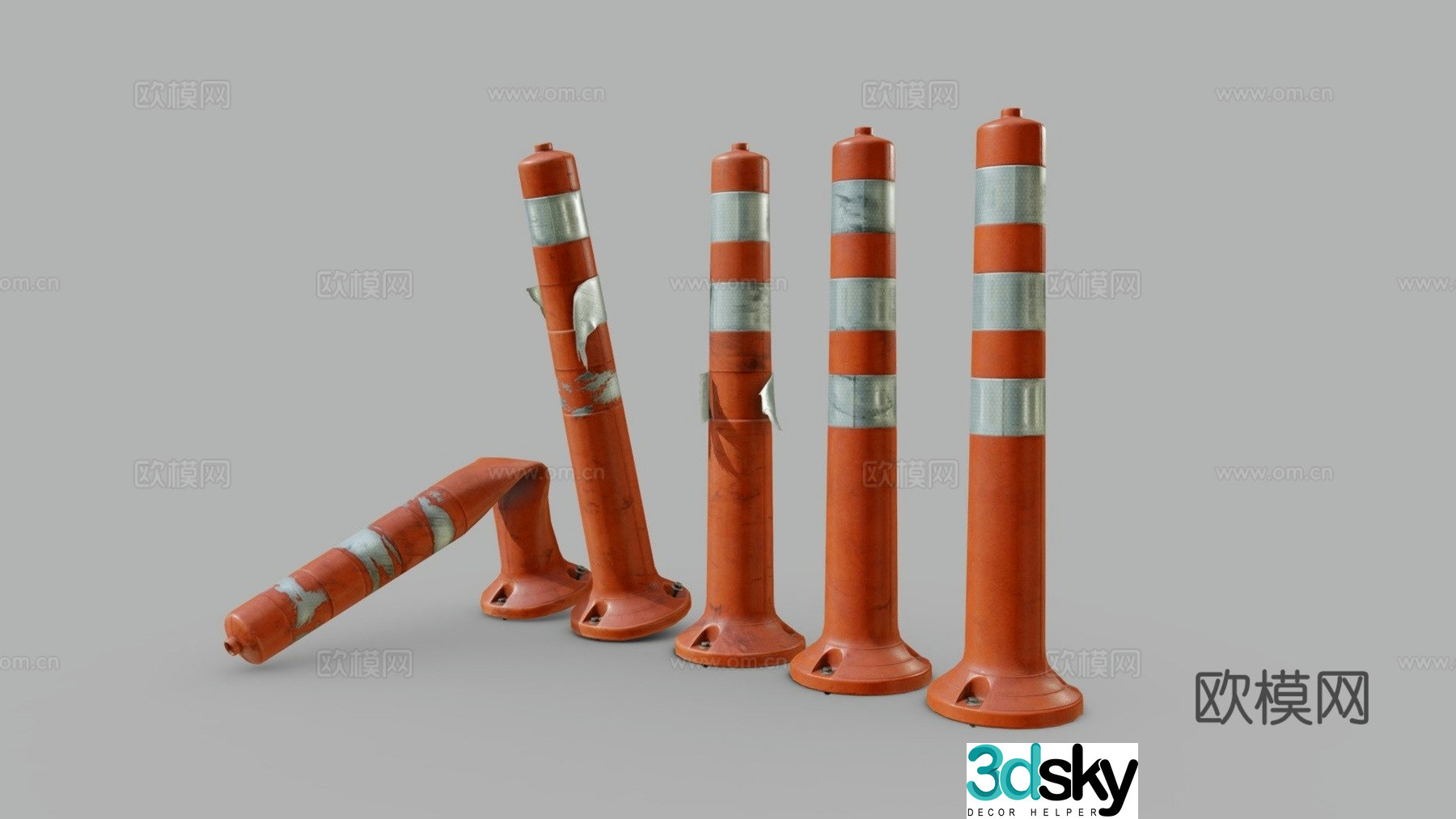 traffic cone 3d model