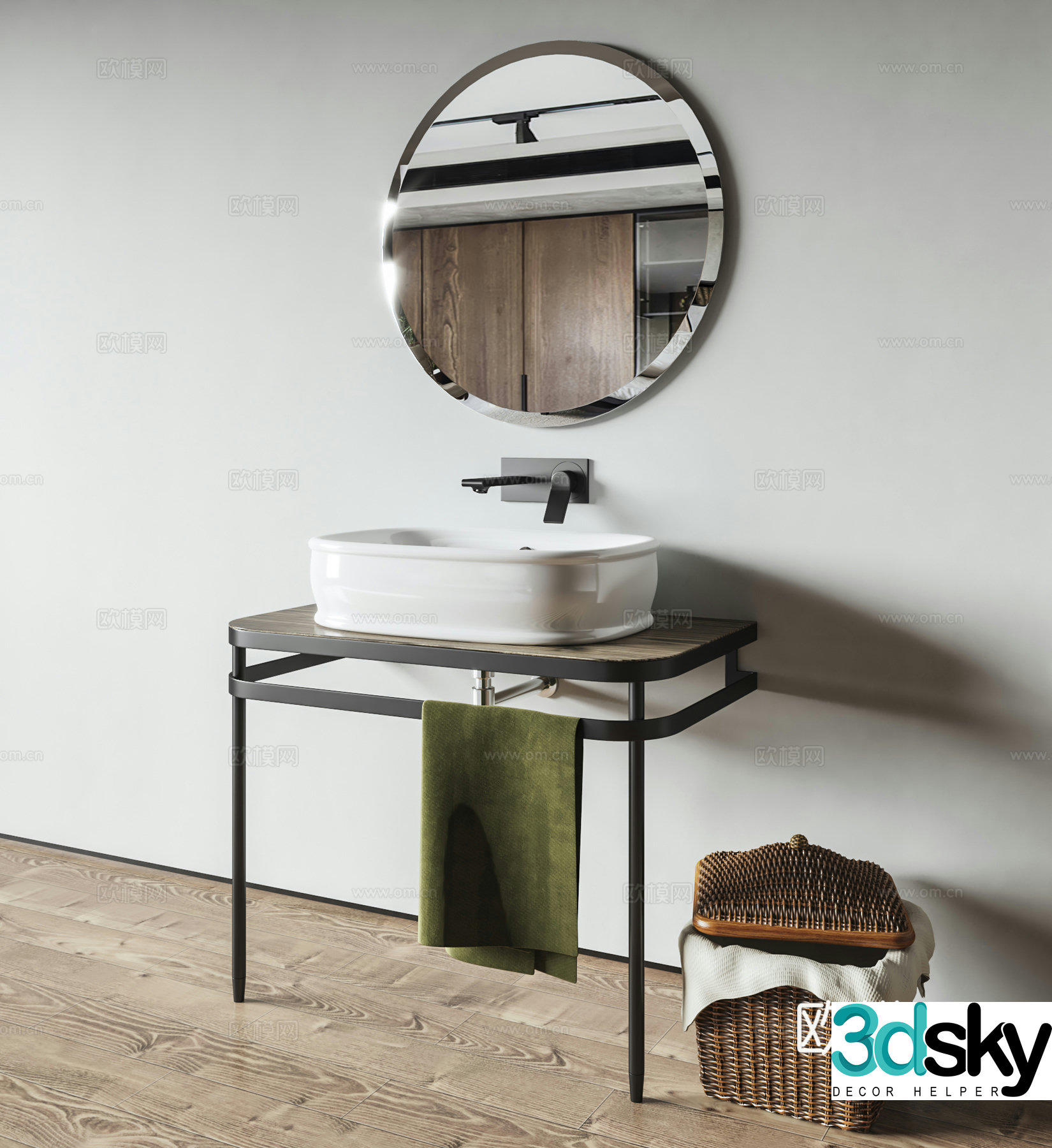 Modern wash basin wash basin 3d model