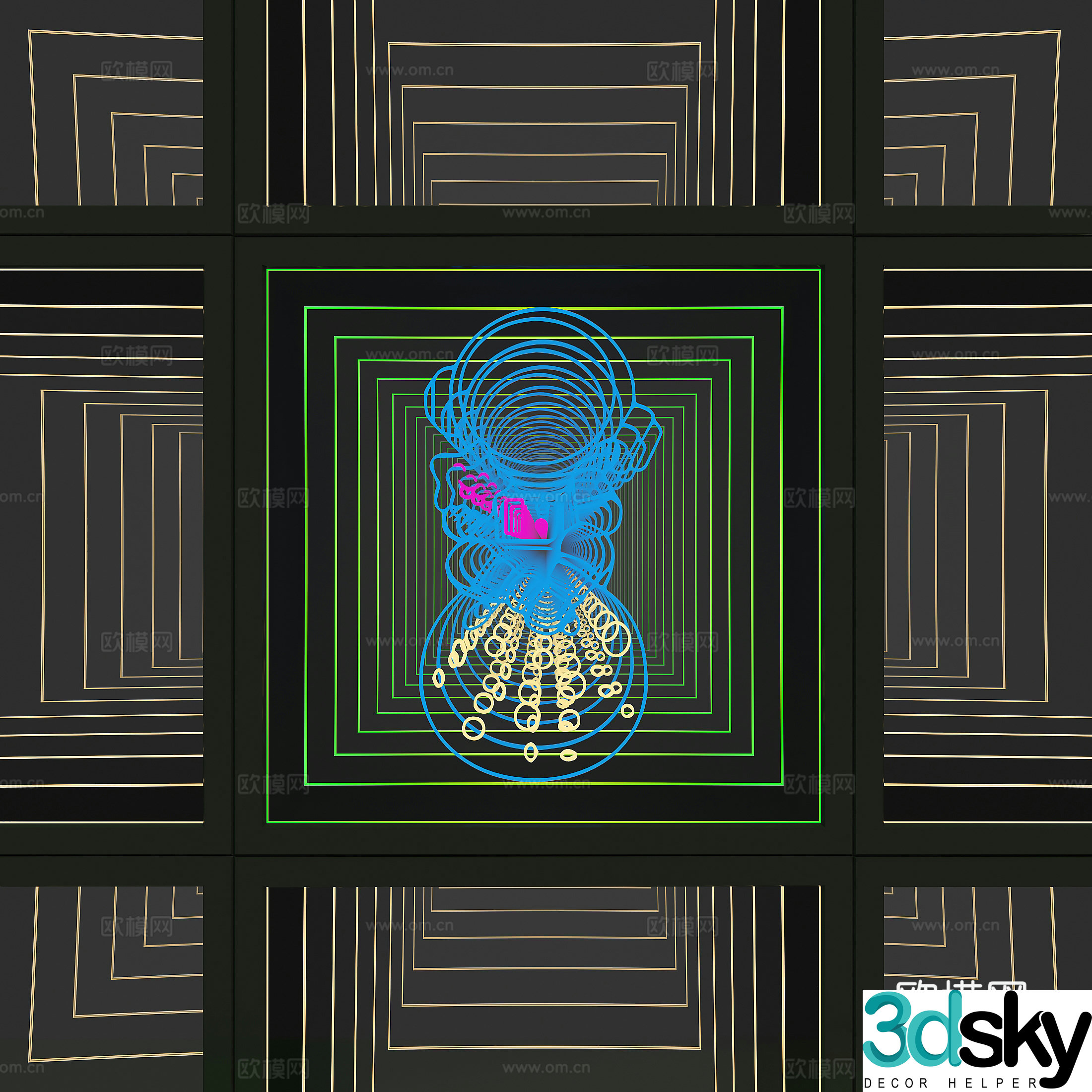 Mirror Abyss Mirror Thousand Layer Mirror 3d model