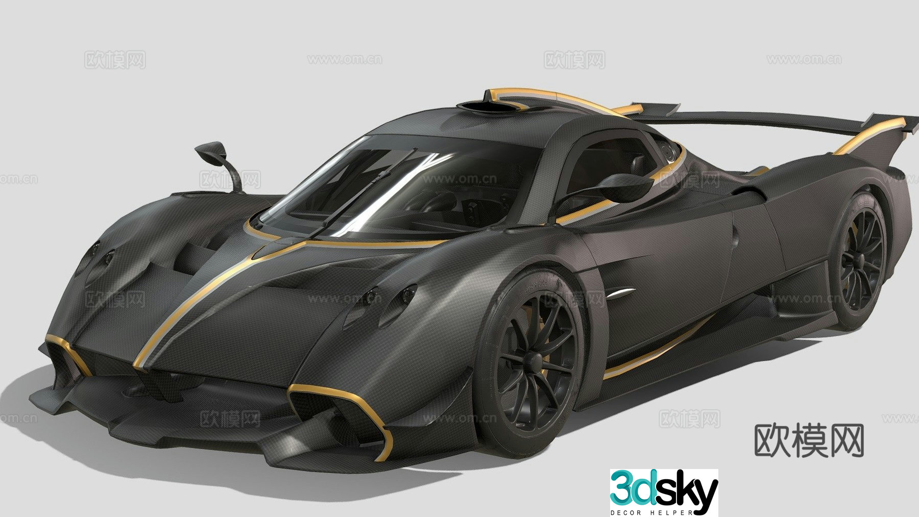 sports car 3d model