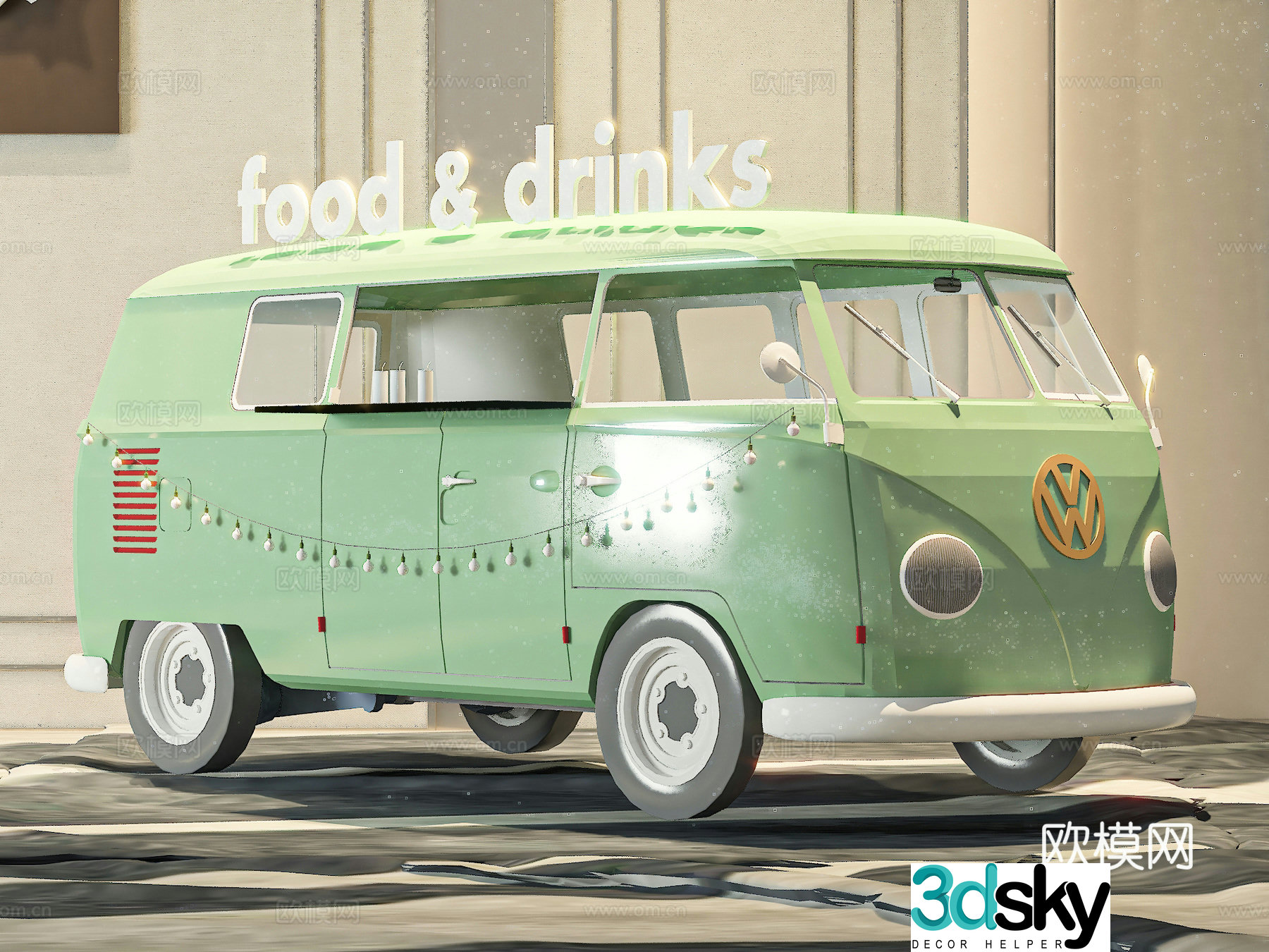 food truck food truck 3d model