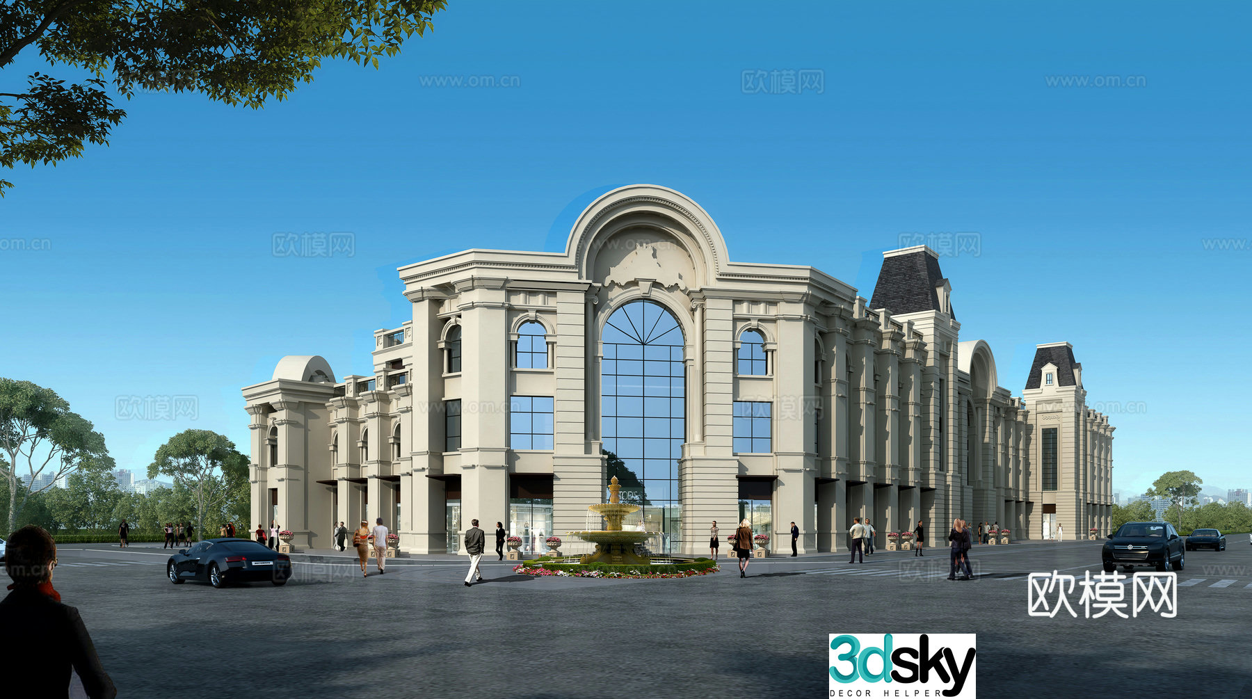 European winery appearance 3D model