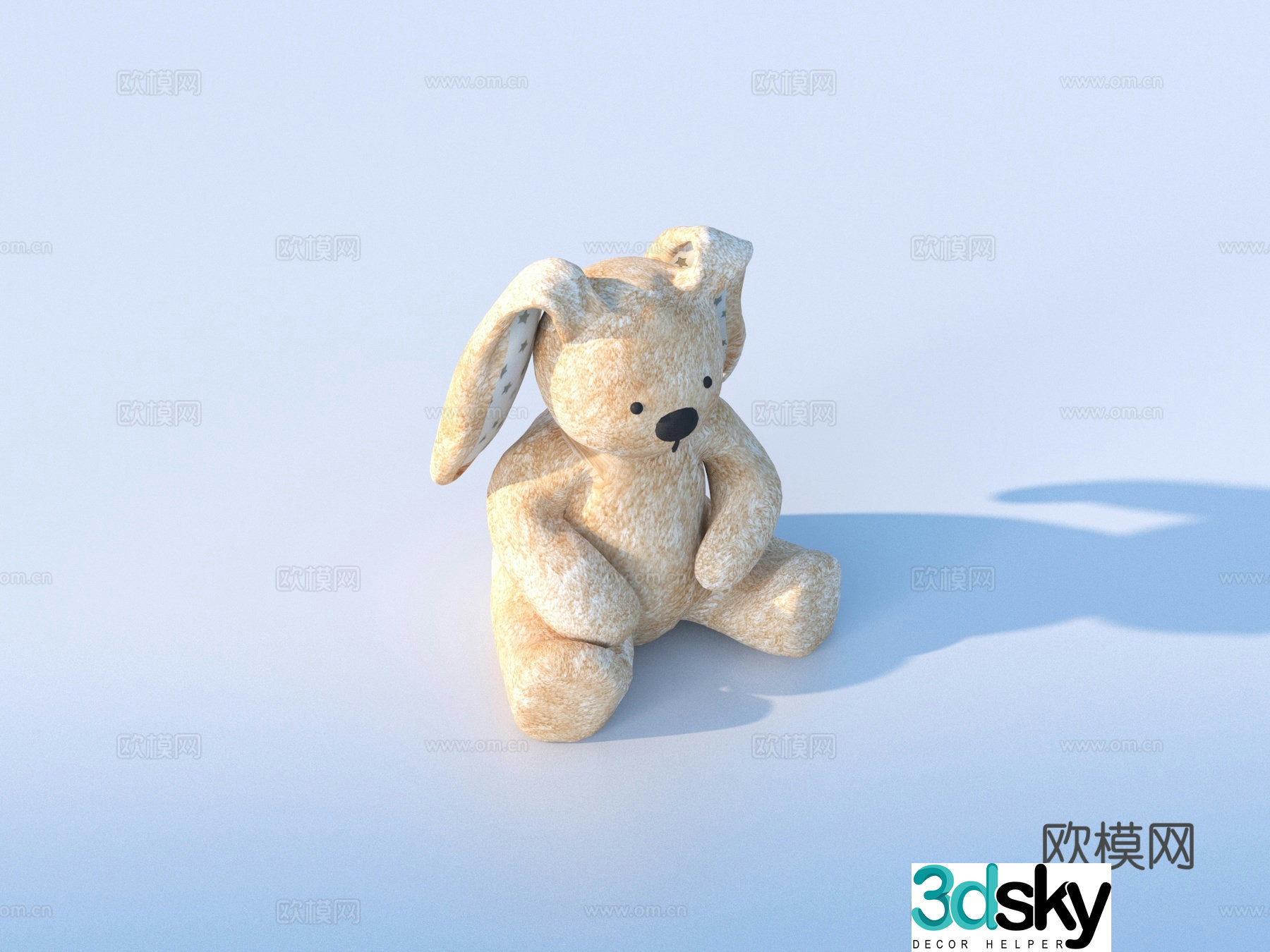 Bear Children’s Toys 3D Model