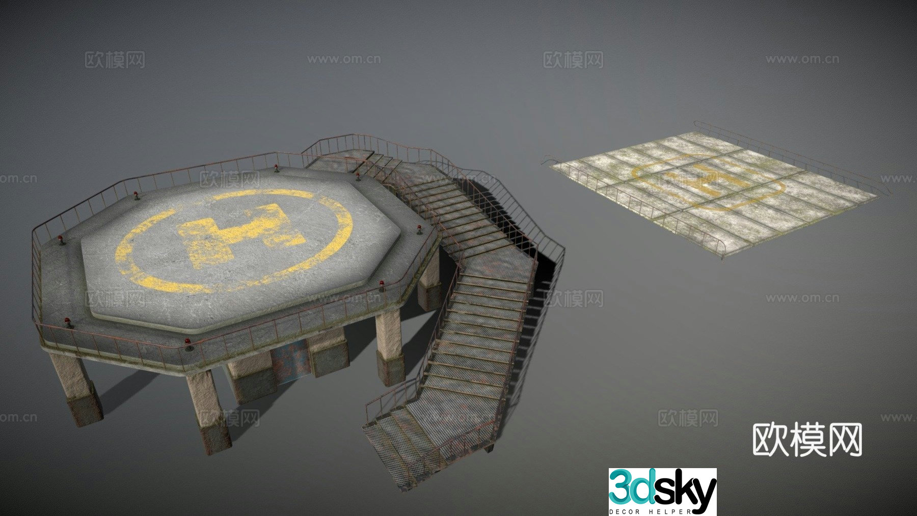 Helipad 3d model