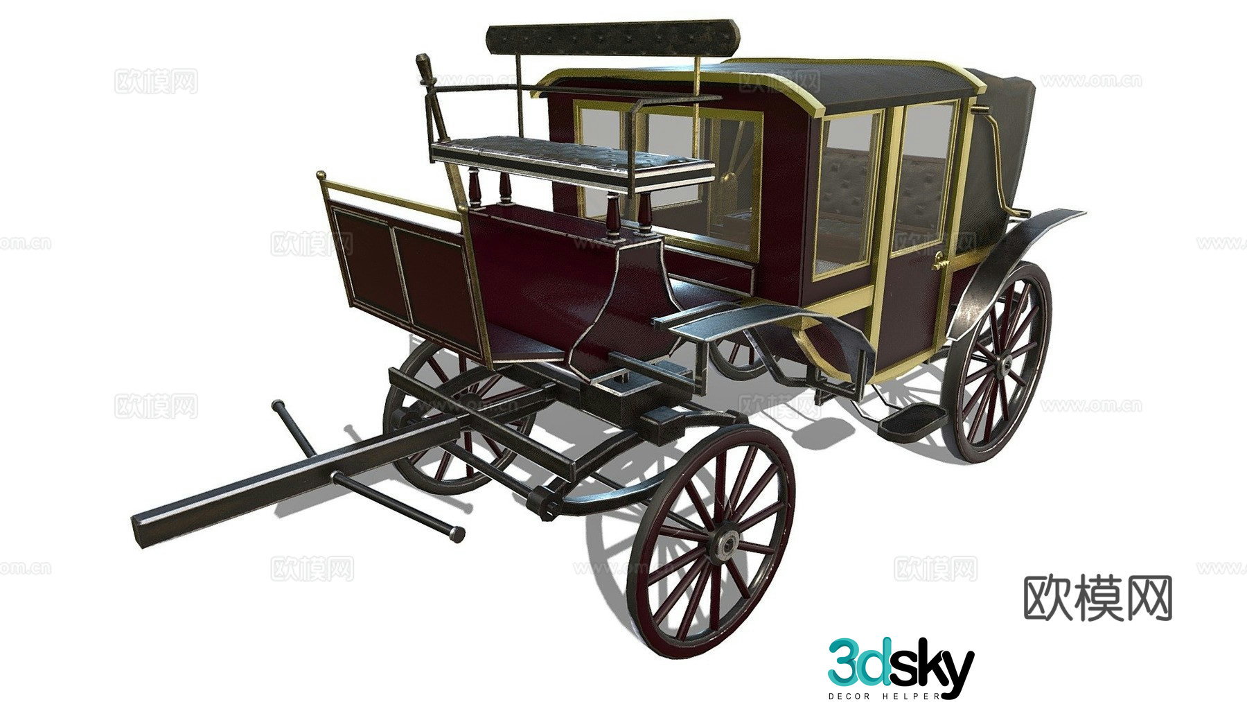 Stagecoach 3d model