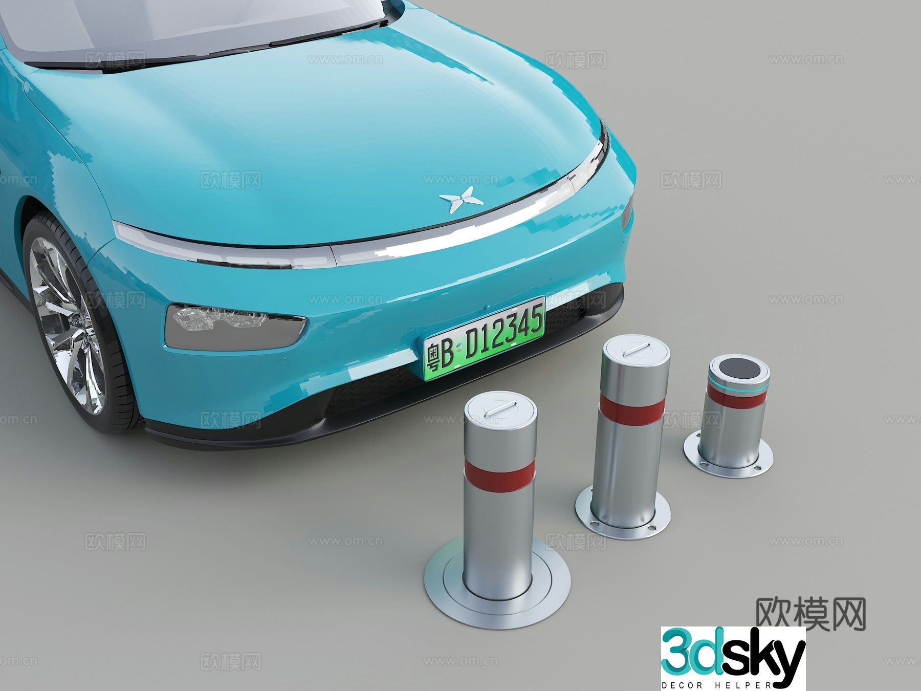 Metal car gear induction car gear smart car gear 3D model