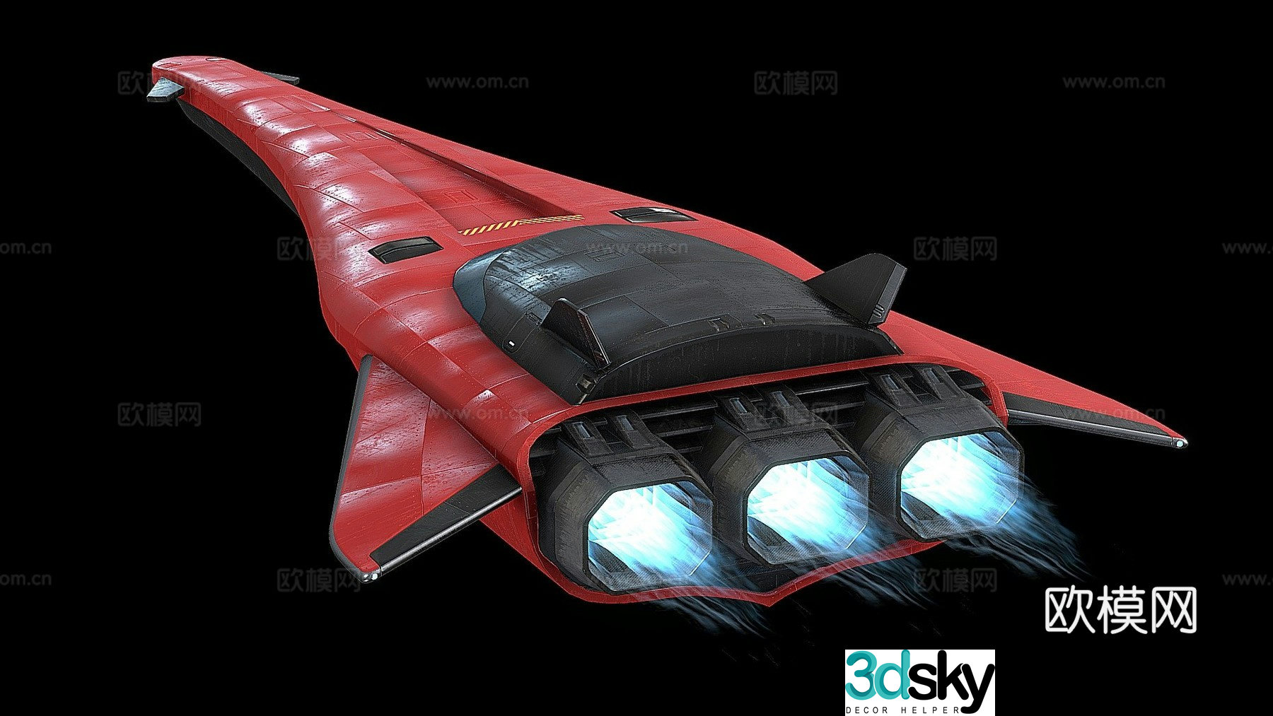 spaceship spaceship 3d model