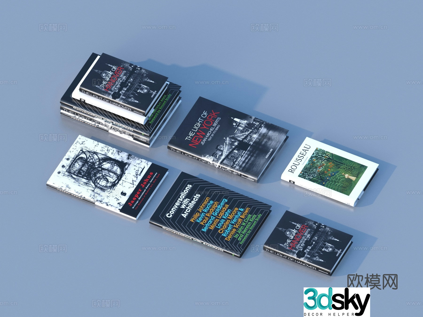 book notebook famous novel 3d model