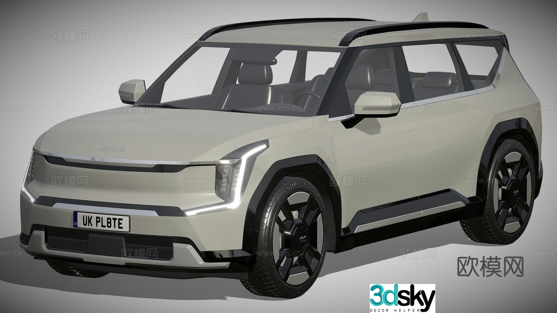 car sedan motor vehicle 3d model