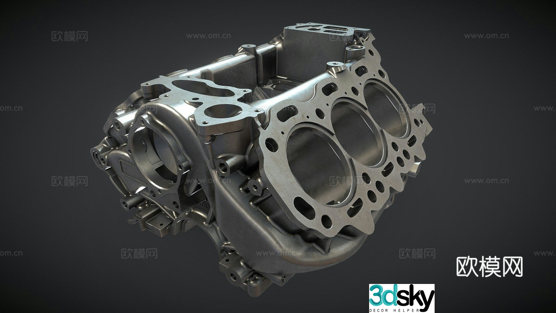 engine generator 3d model