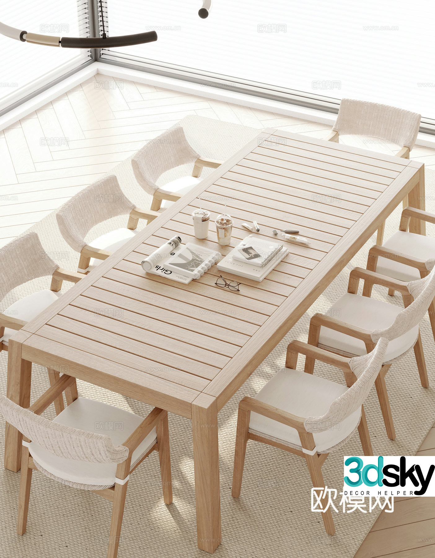 Outdoor tables and chairs camping tables and chairs 3d model
