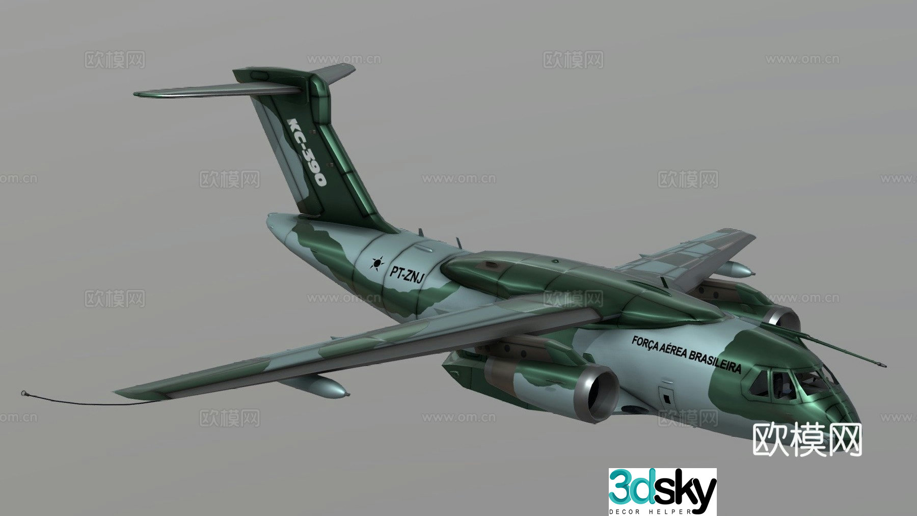 airplane helicopter 3d model