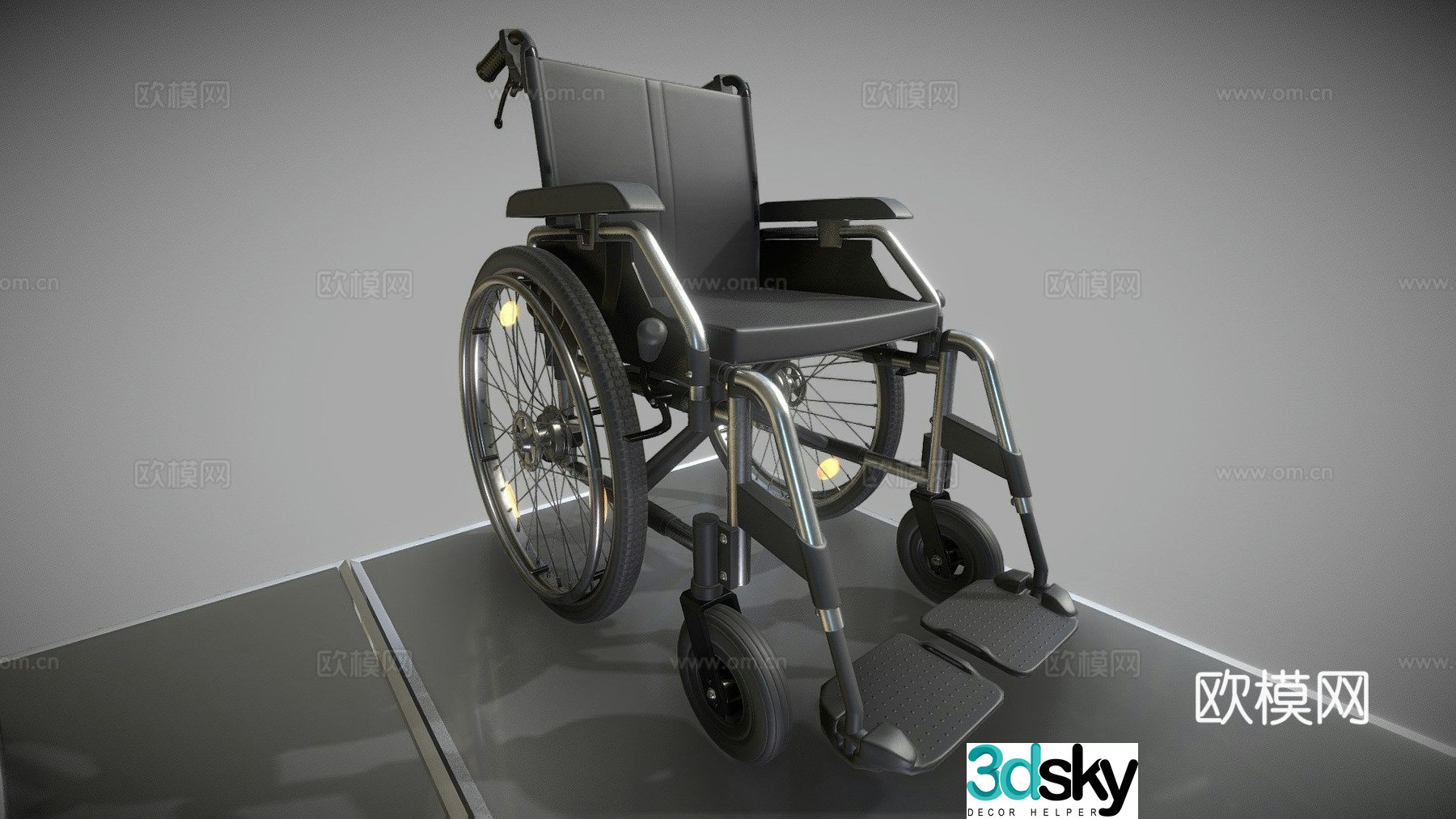 wheelchair 3d model